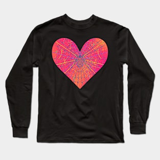 Spider Web Heart V38 Long Sleeve T-Shirt